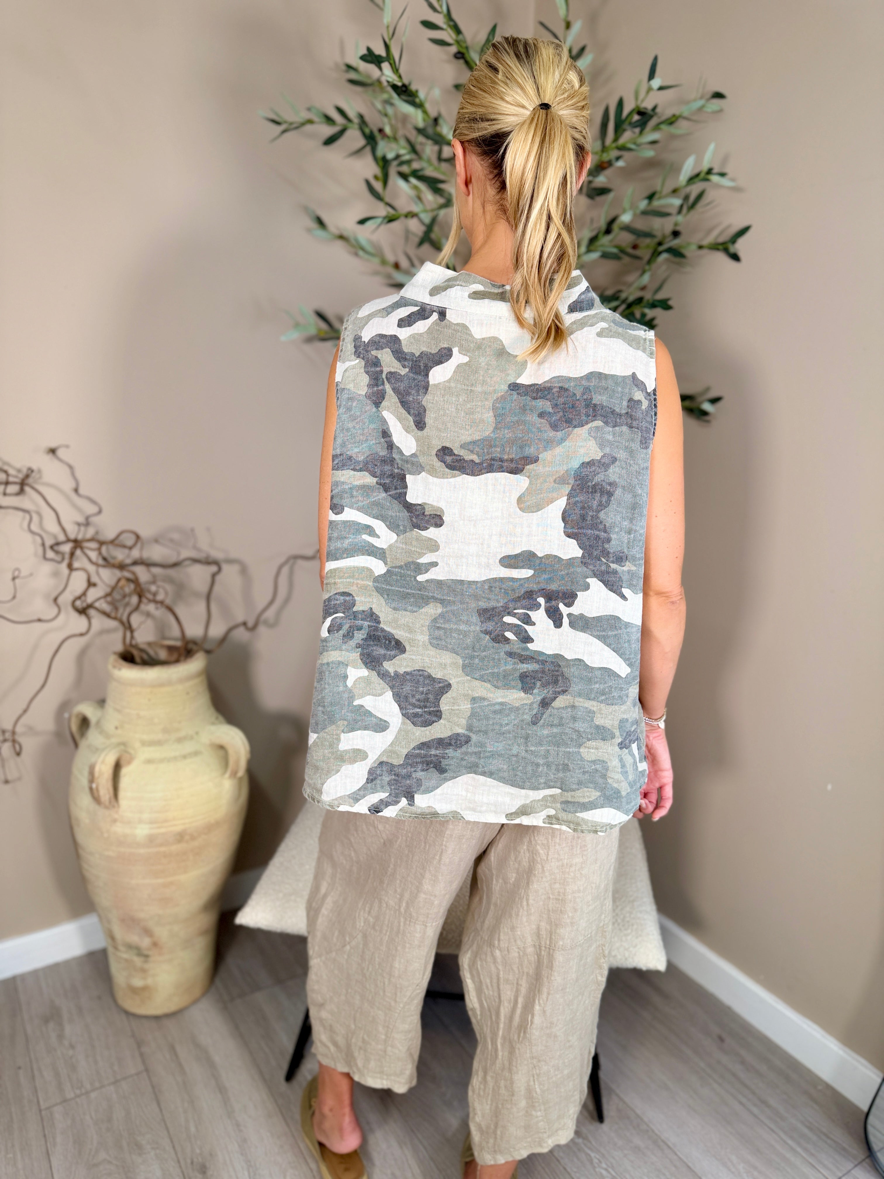 Apex Linen Waistcoat