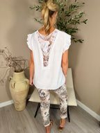 Monaco Crochet Back Top
