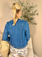 Camden Round Neck Denim Jacket