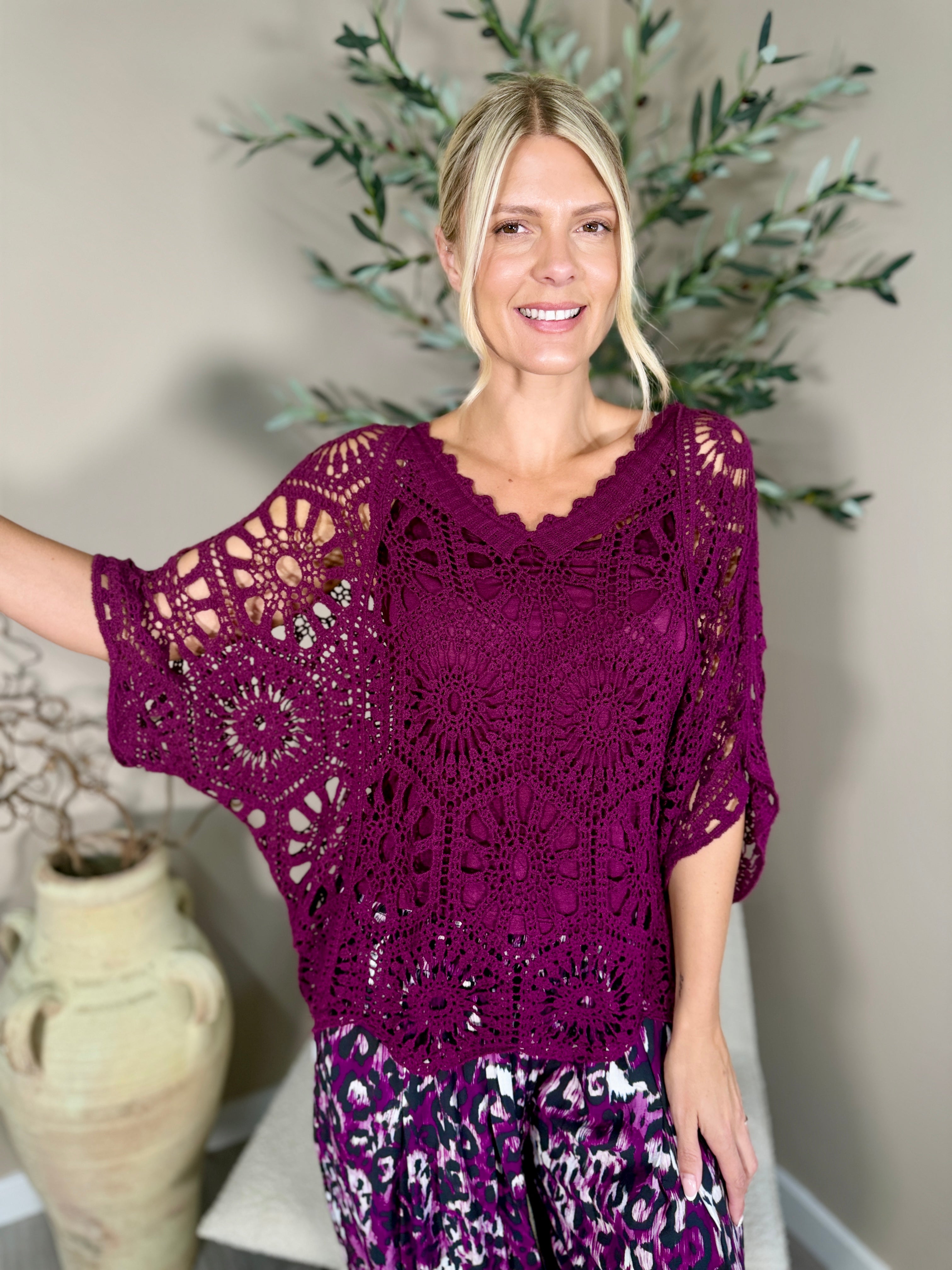Bromley Crochet Top