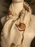 Gold Fleck Butterfly Scarf