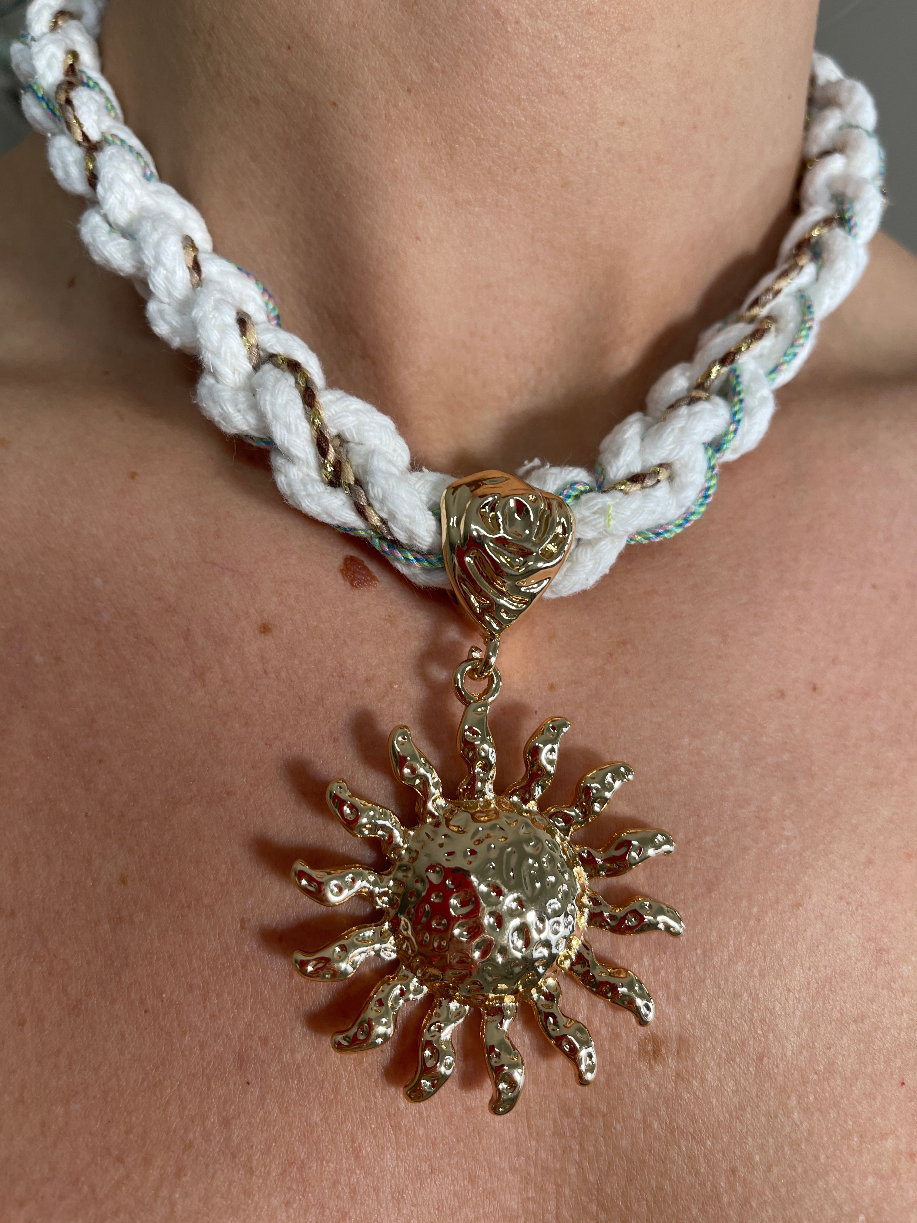 Ra Sun Plait Necklace