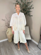Harlow Sequin Embroidered Blouse