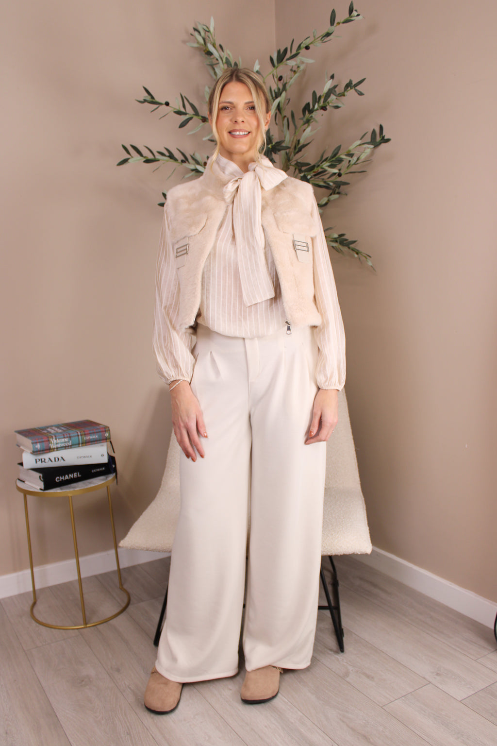 Paris Faux Fur Waistcoat