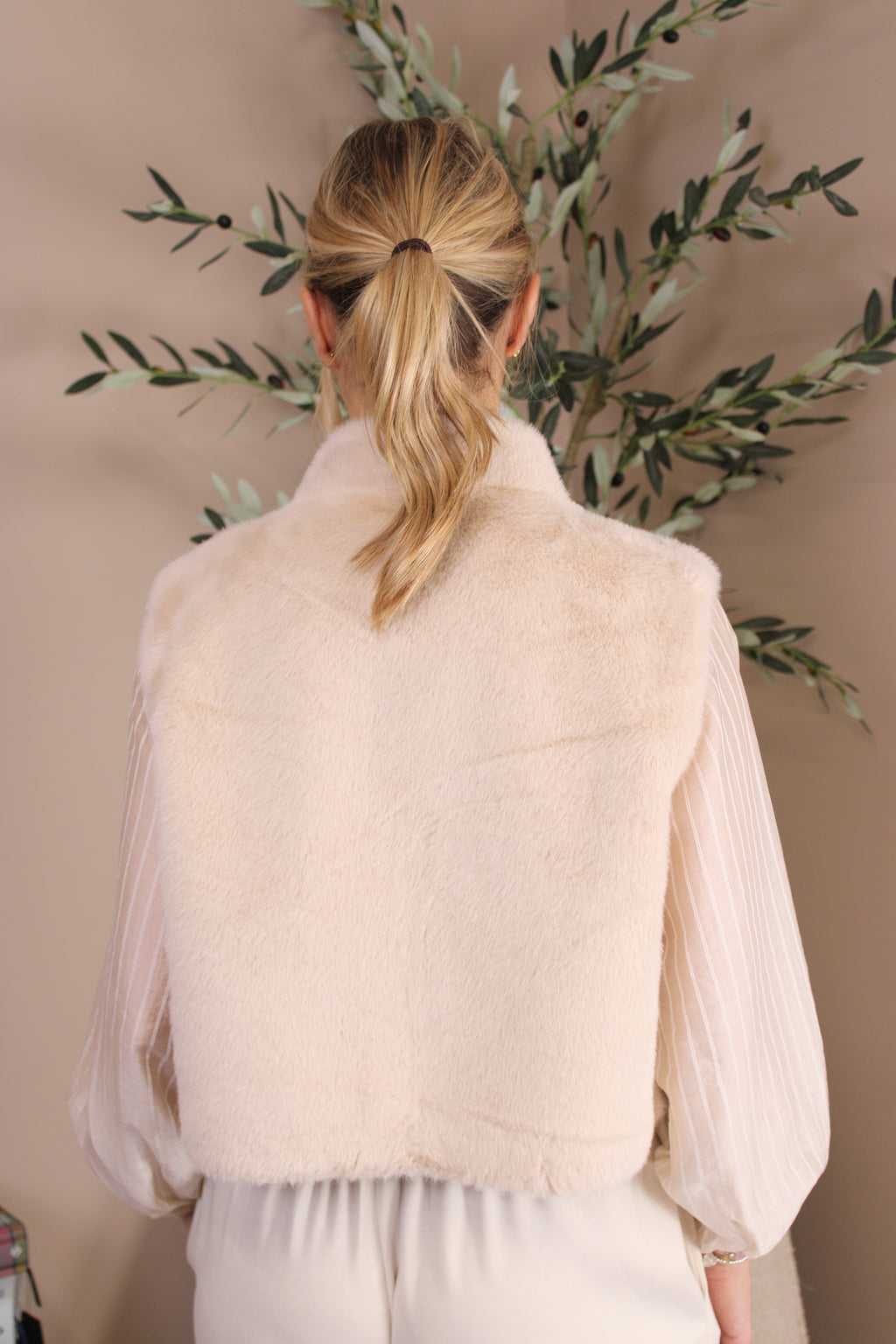 Paris Faux Fur Waistcoat
