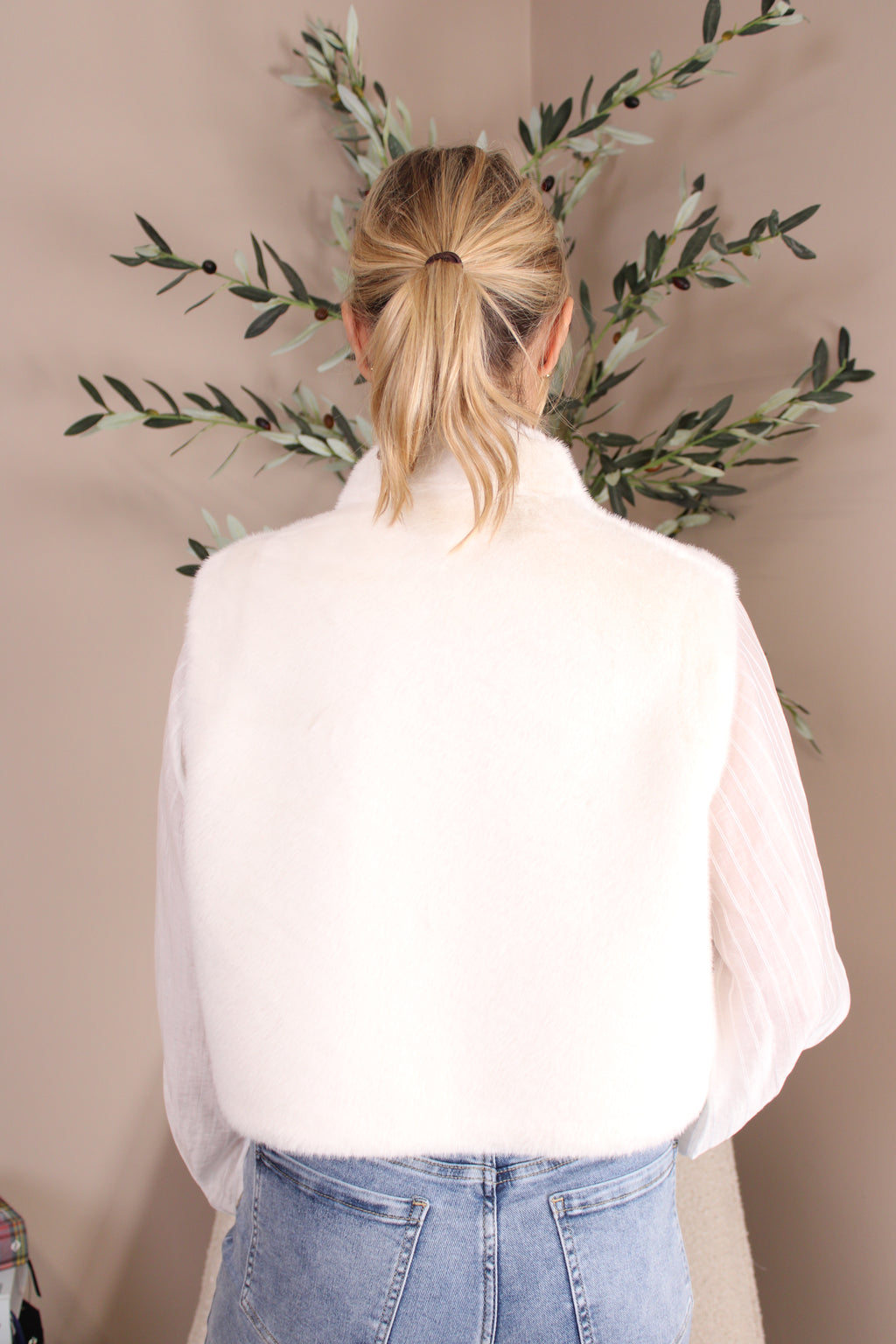 Paris Faux Fur Waistcoat