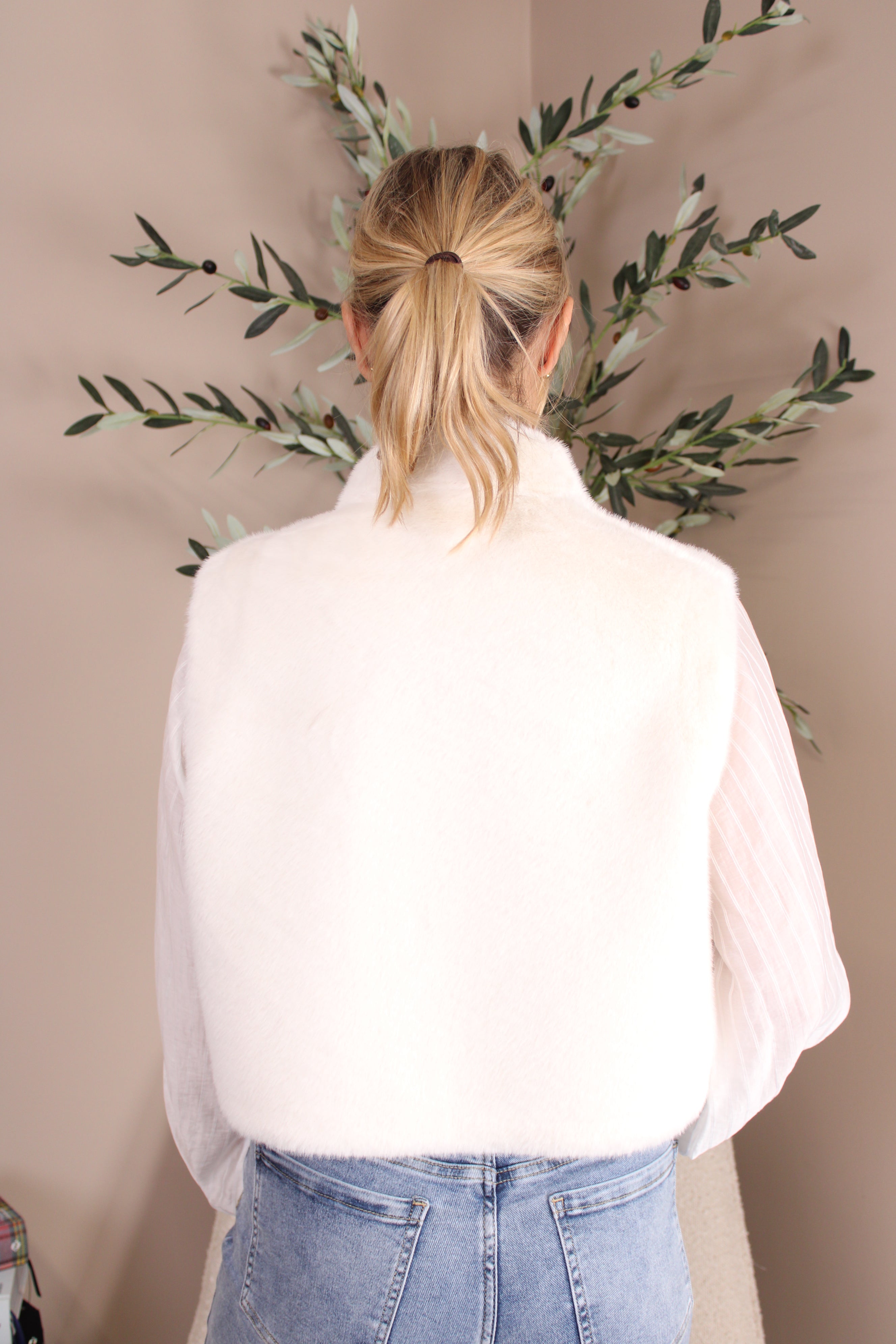 Paris Faux Fur Waistcoat