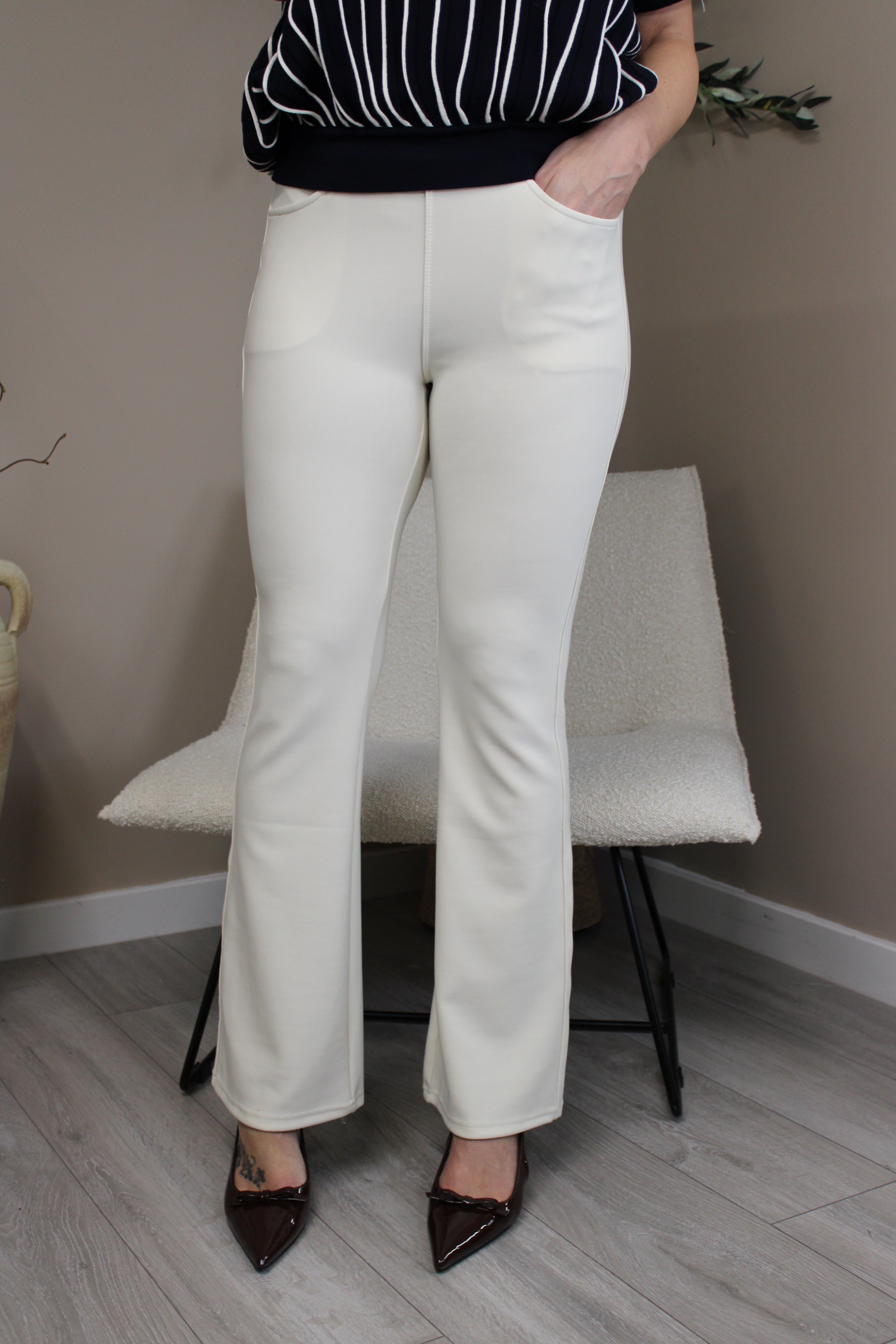 Richmond Belt Top Stretch Trousers