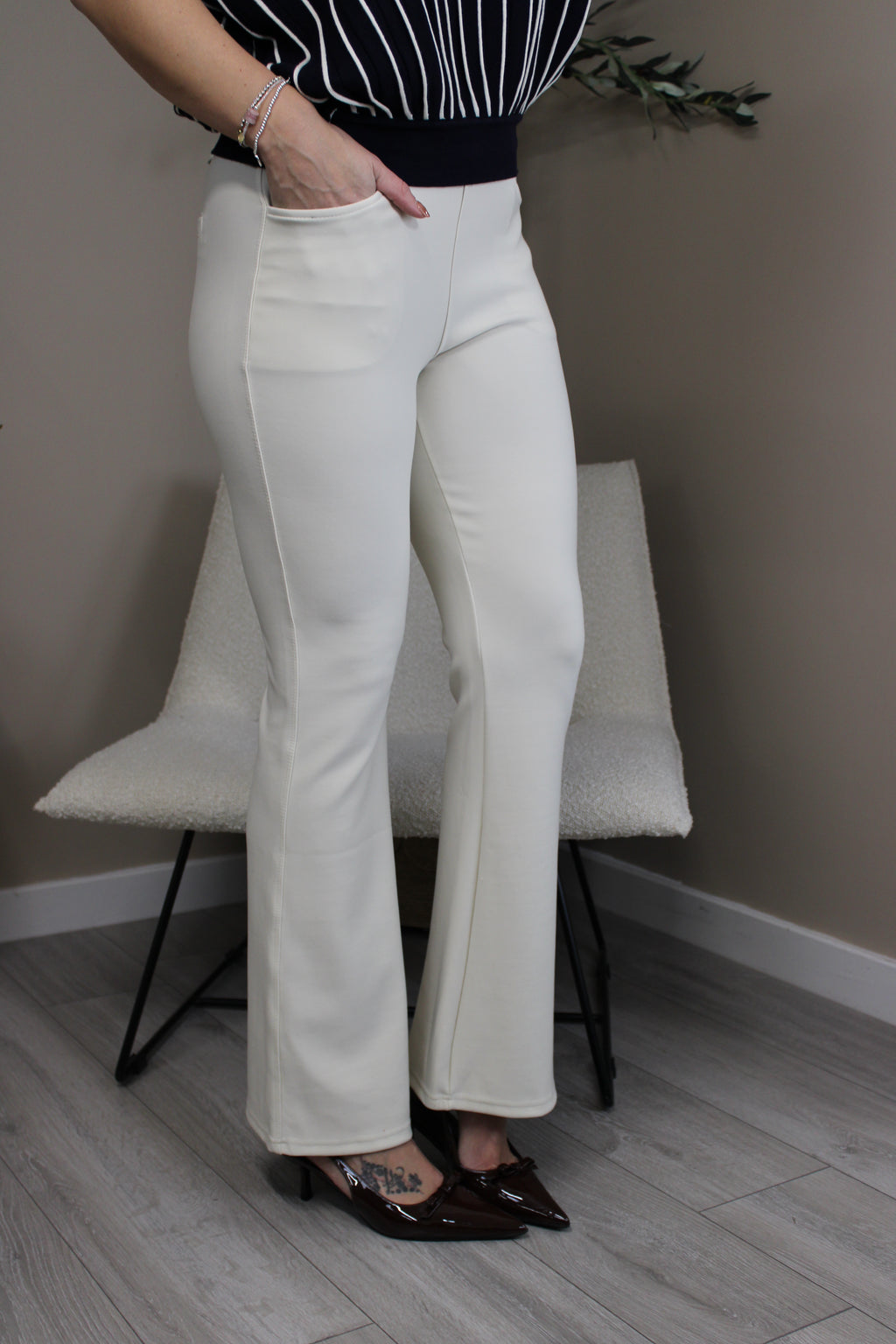 Richmond Belt Top Stretch Trousers