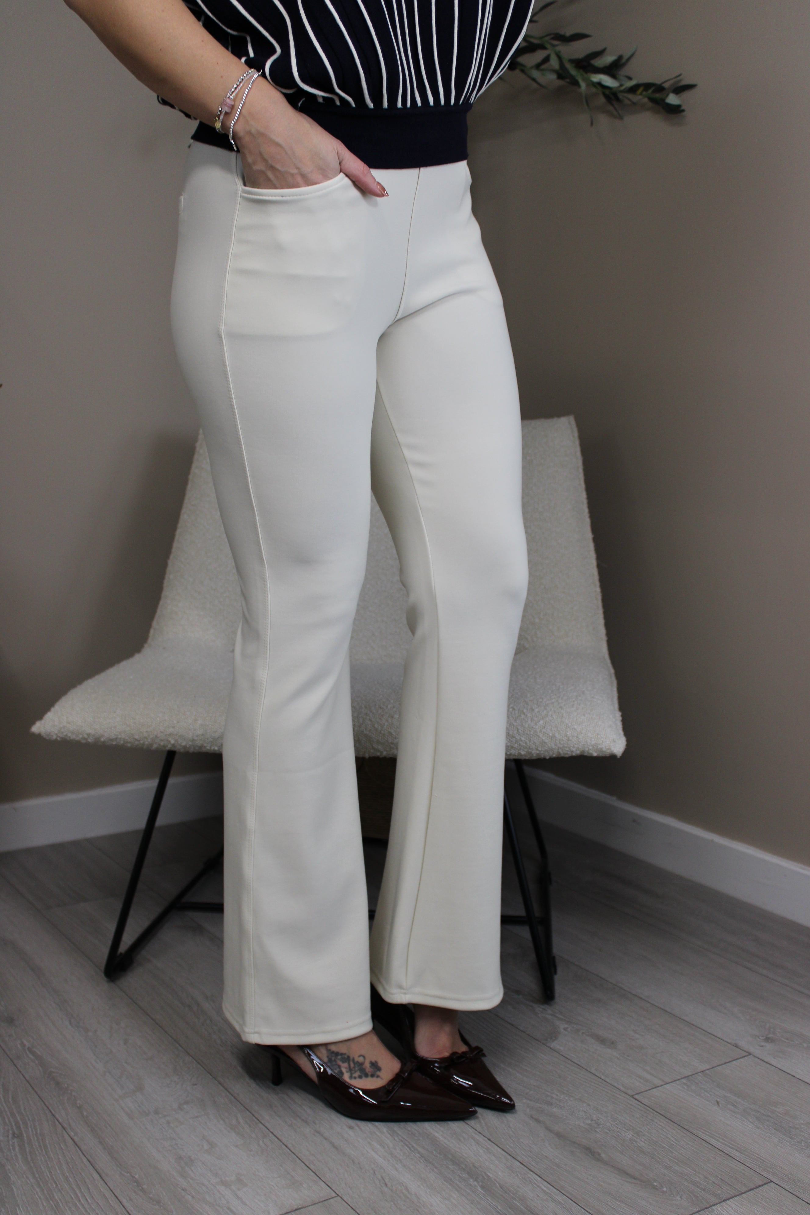 Richmond Belt Top Stretch Trousers