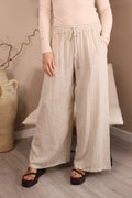 Hamptons Linen Stripe Trousers