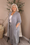 Hamptons Linen Stripe Shirt Dress