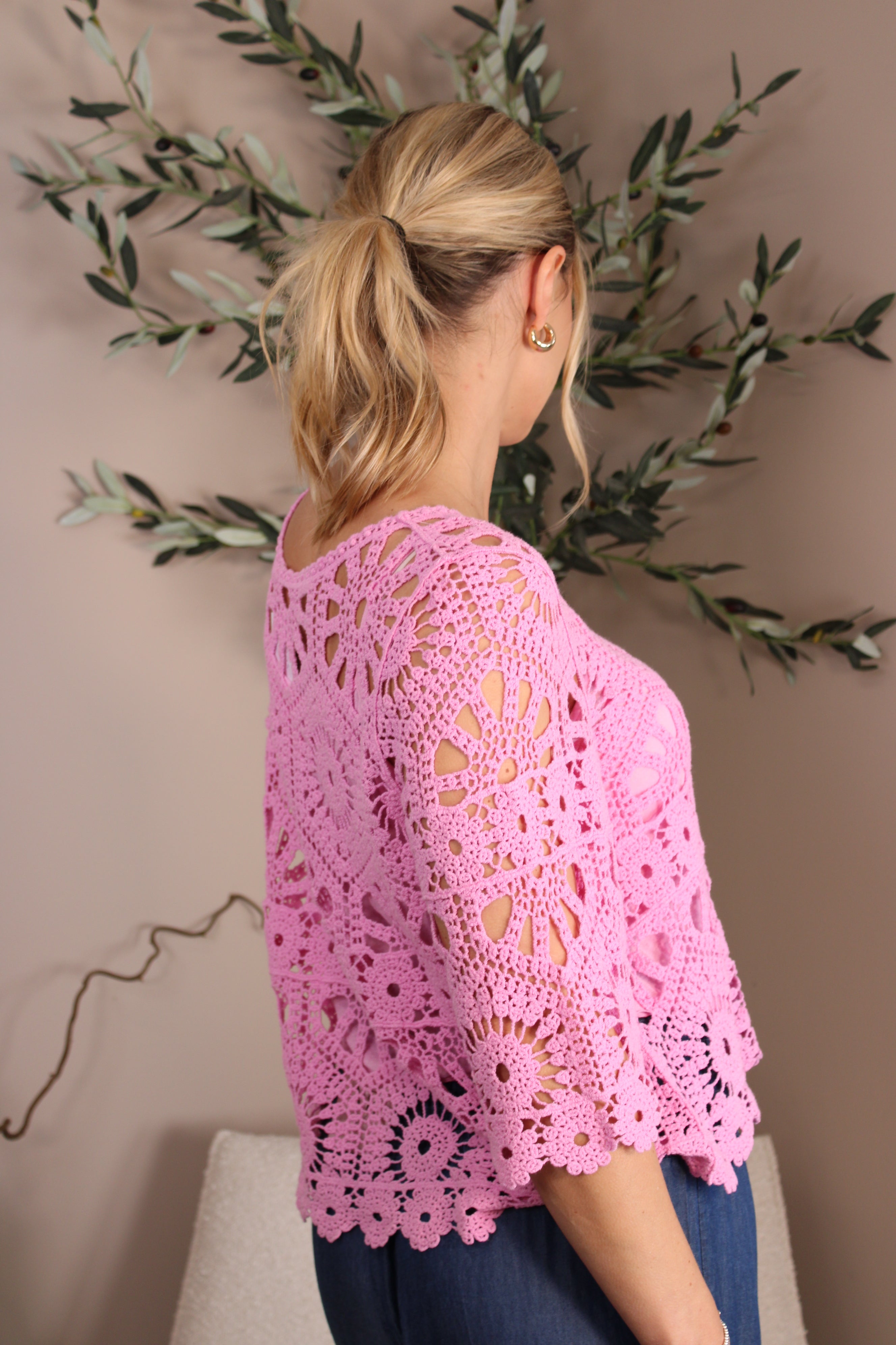 San An Crochet Top