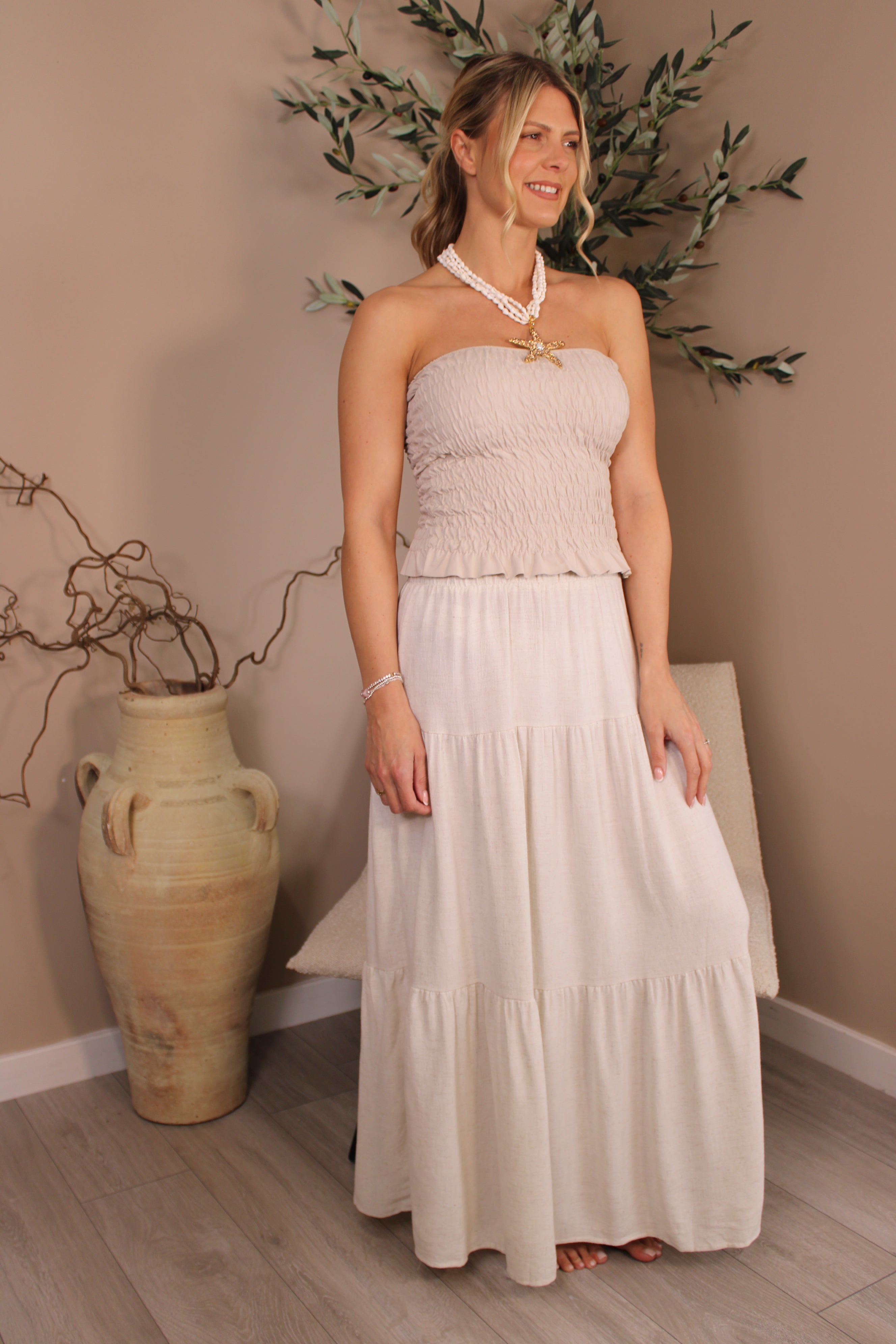 Rhodes Tiered Maxi Skirt