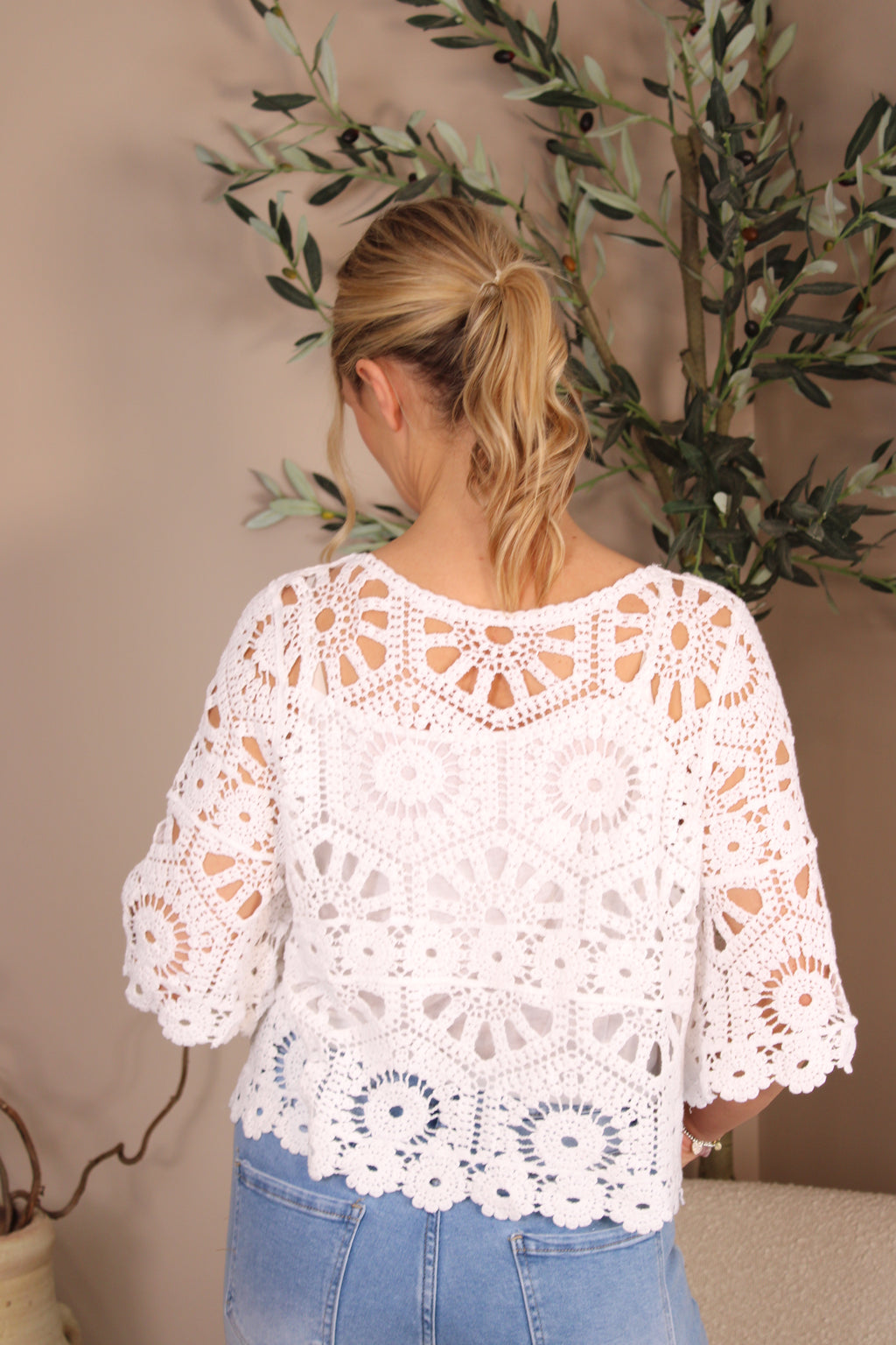 San An Crochet Top