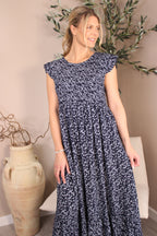 Capri Frill Sleeve Dress