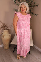Capri Frill Sleeve Dress