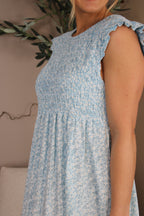 Capri Frill Sleeve Dress