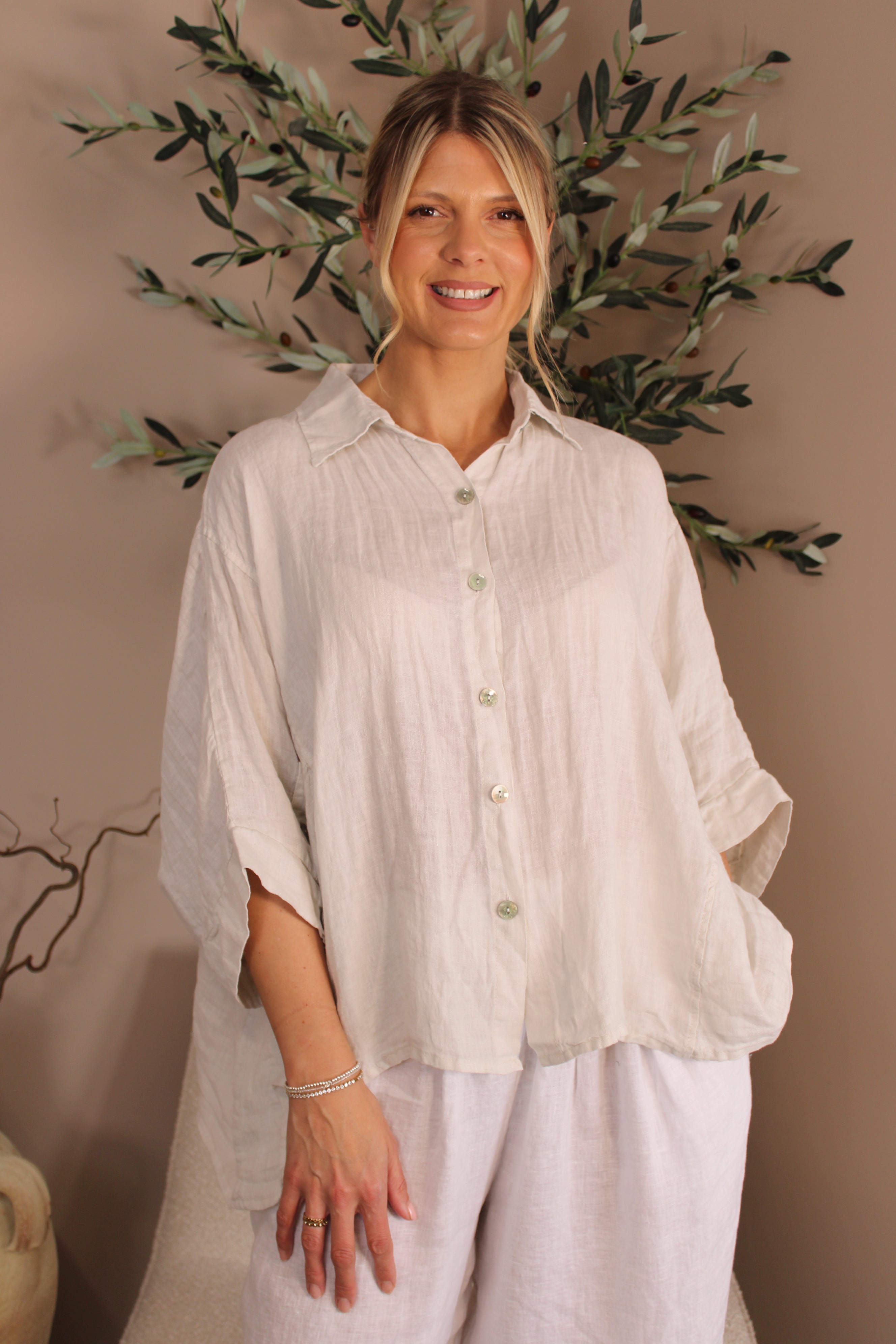 Roma Linen Shirt
