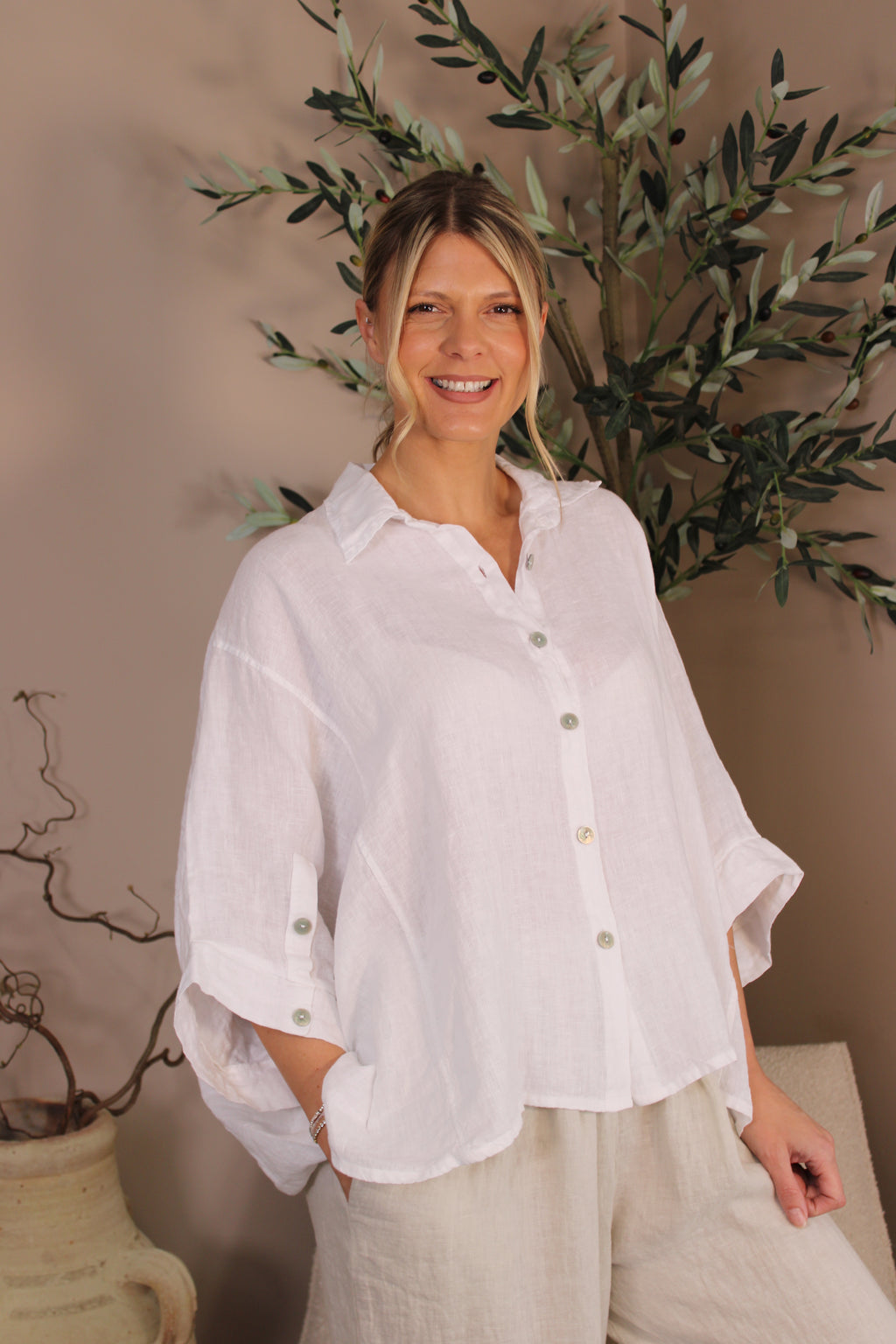 Roma Linen Shirt