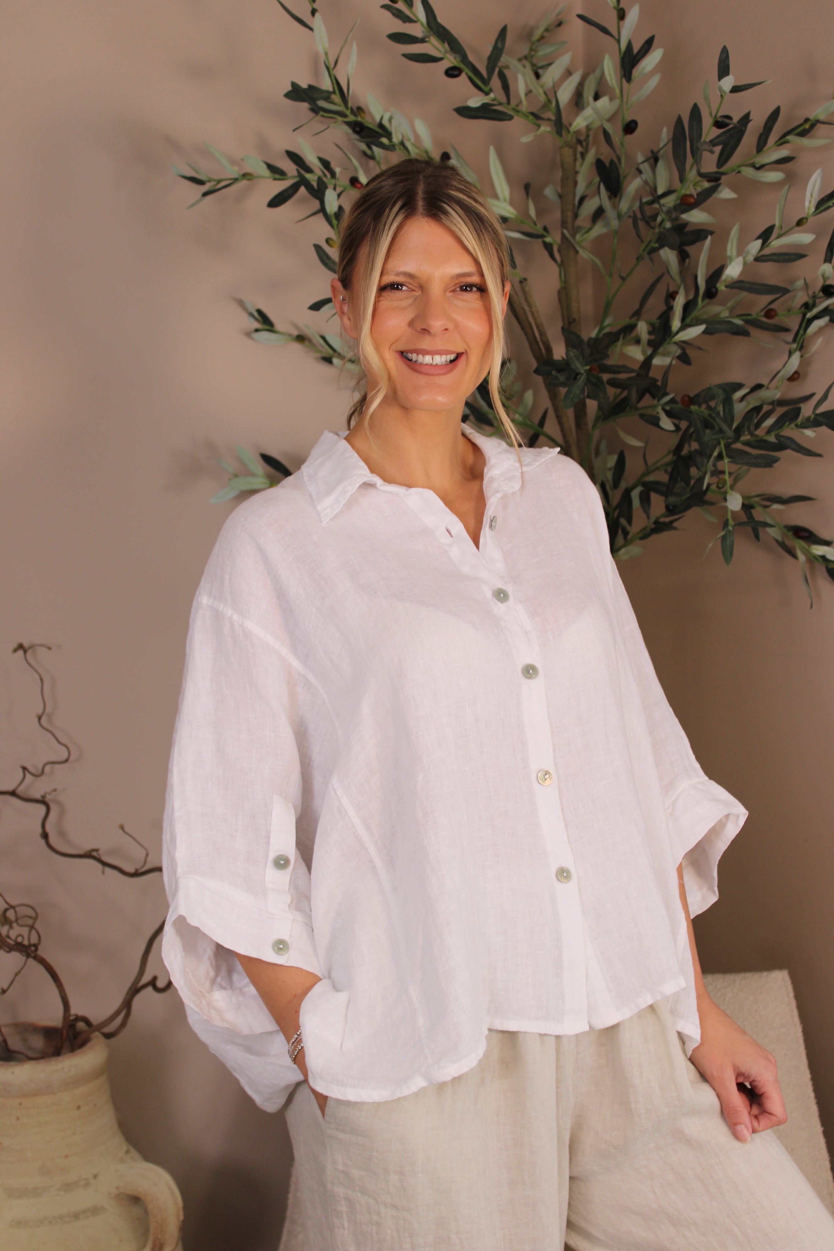 Roma Linen Shirt