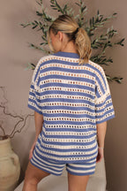 Mykonos Knitted Shorts Set