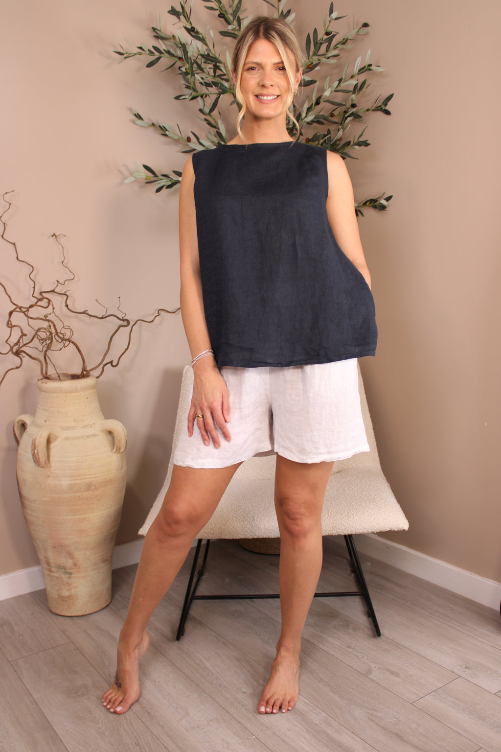 Roma Linen Shorts