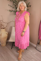 Capri Frill Sleeve Dress