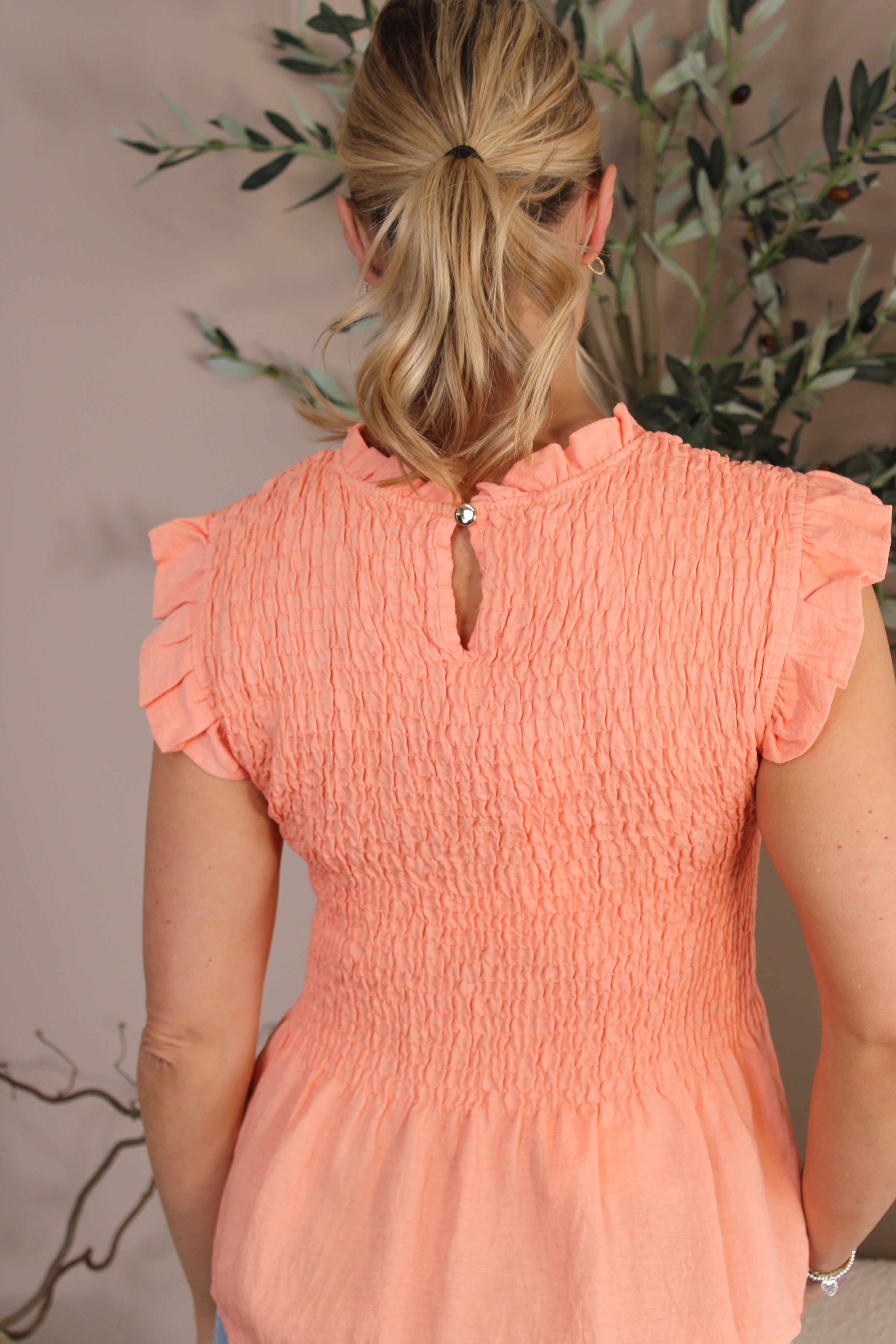 Capri Frill Sleeve Top