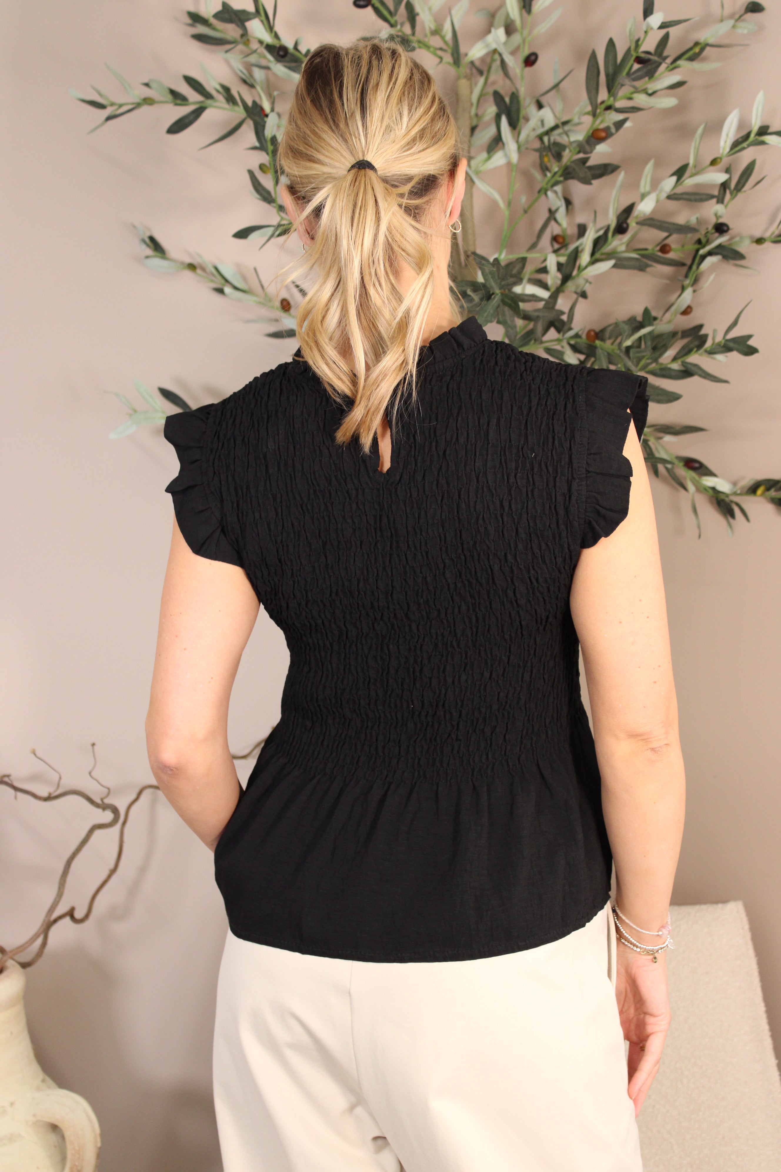 Capri Frill Sleeve Top