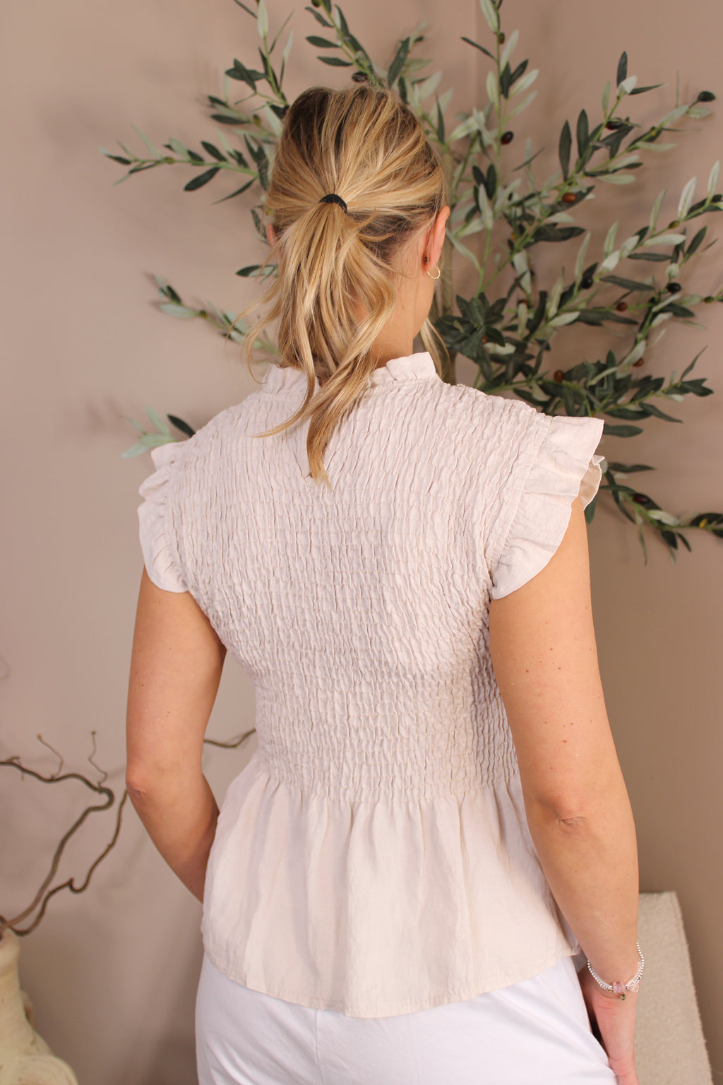 Capri Frill Sleeve Top