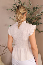 Capri Frill Sleeve Top