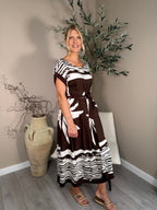 Island Breeze Palm Dress