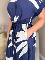 Island Breeze Palm Dress