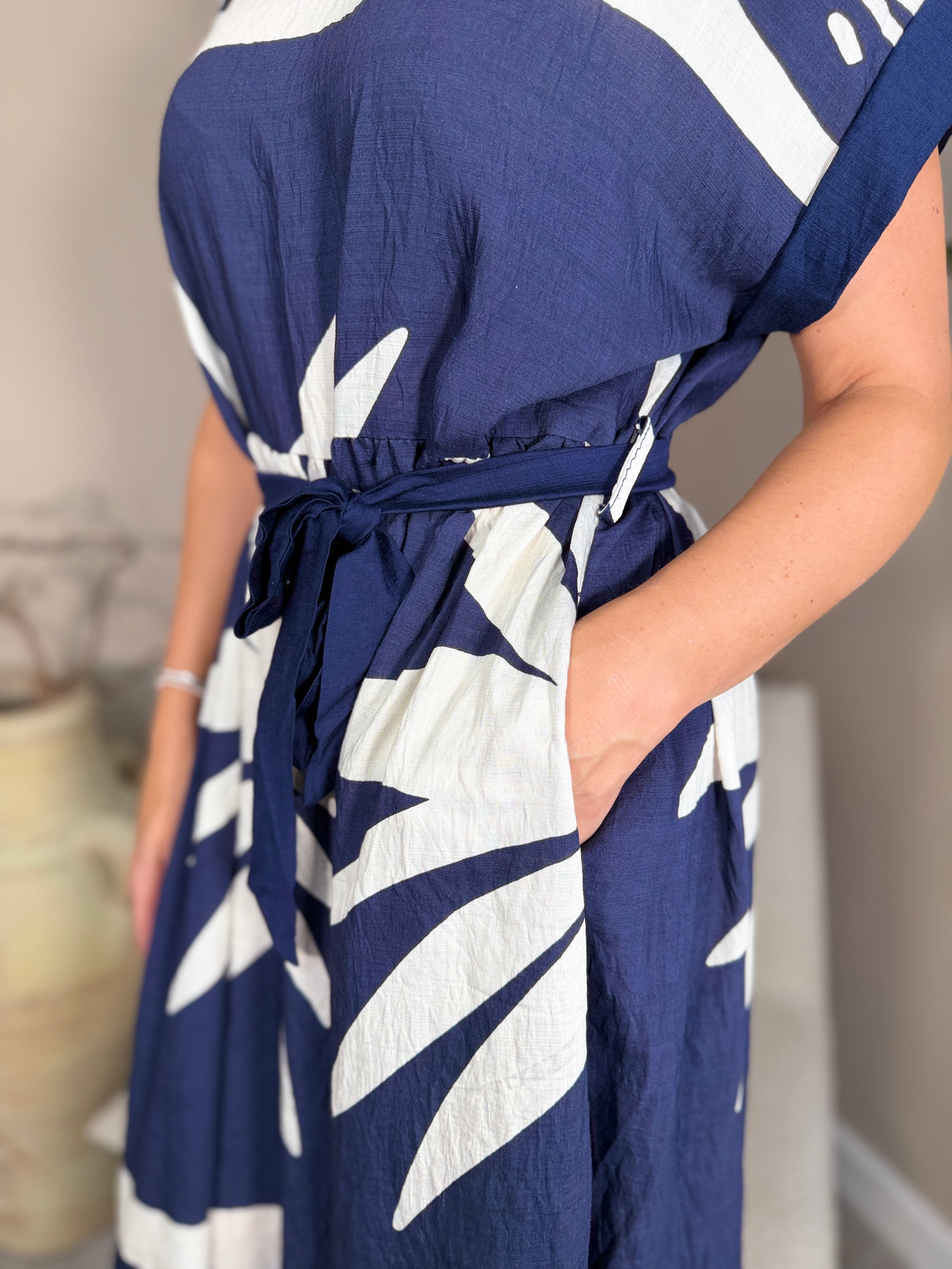 Island Breeze Palm Dress