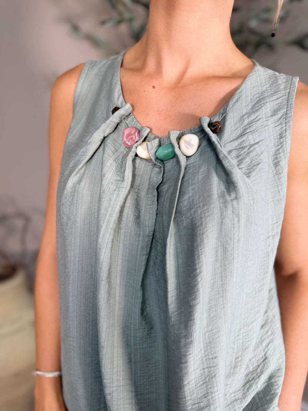 Lisbon Bead Neck Top