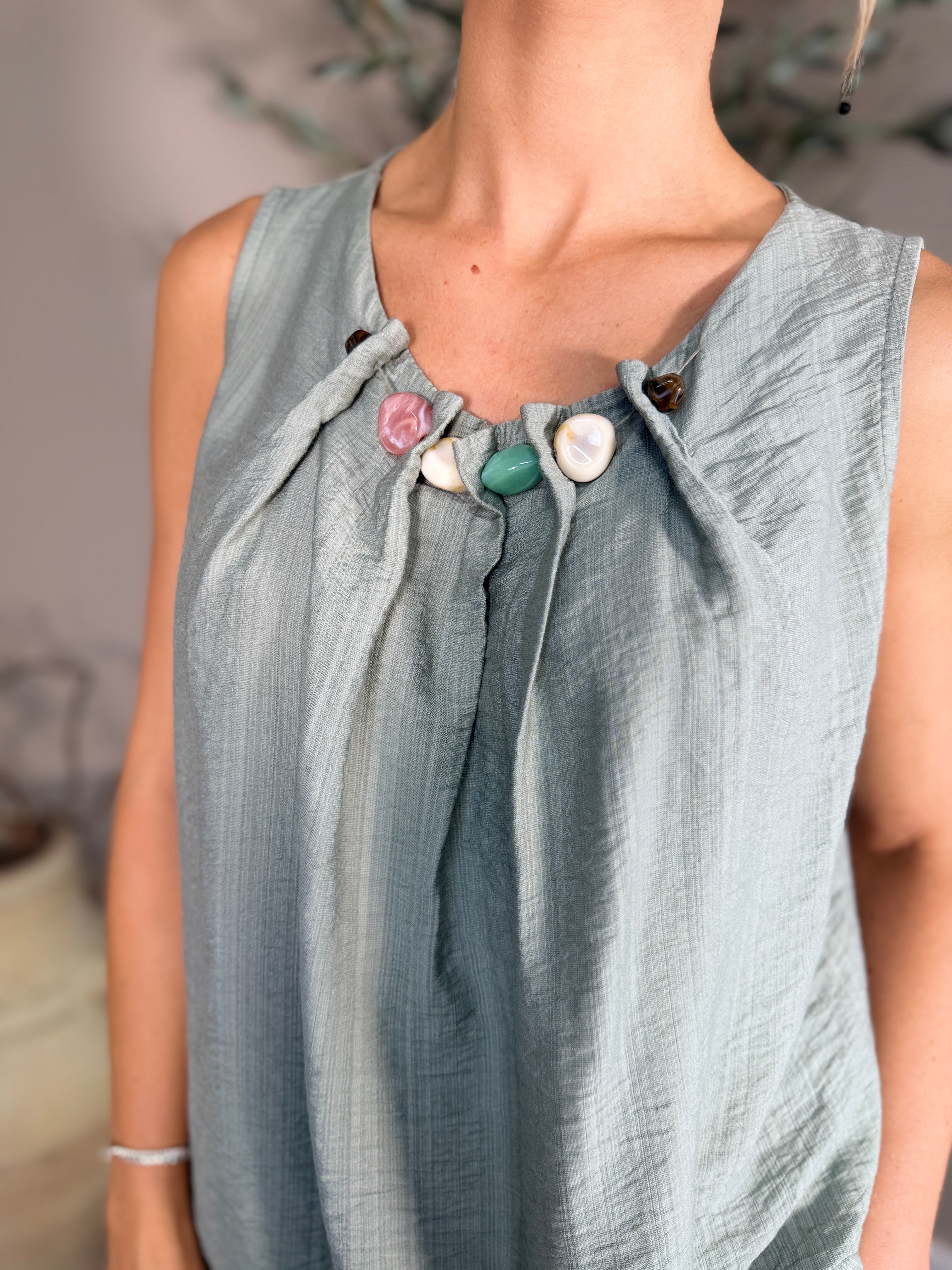 Lisbon Bead Neck Top
