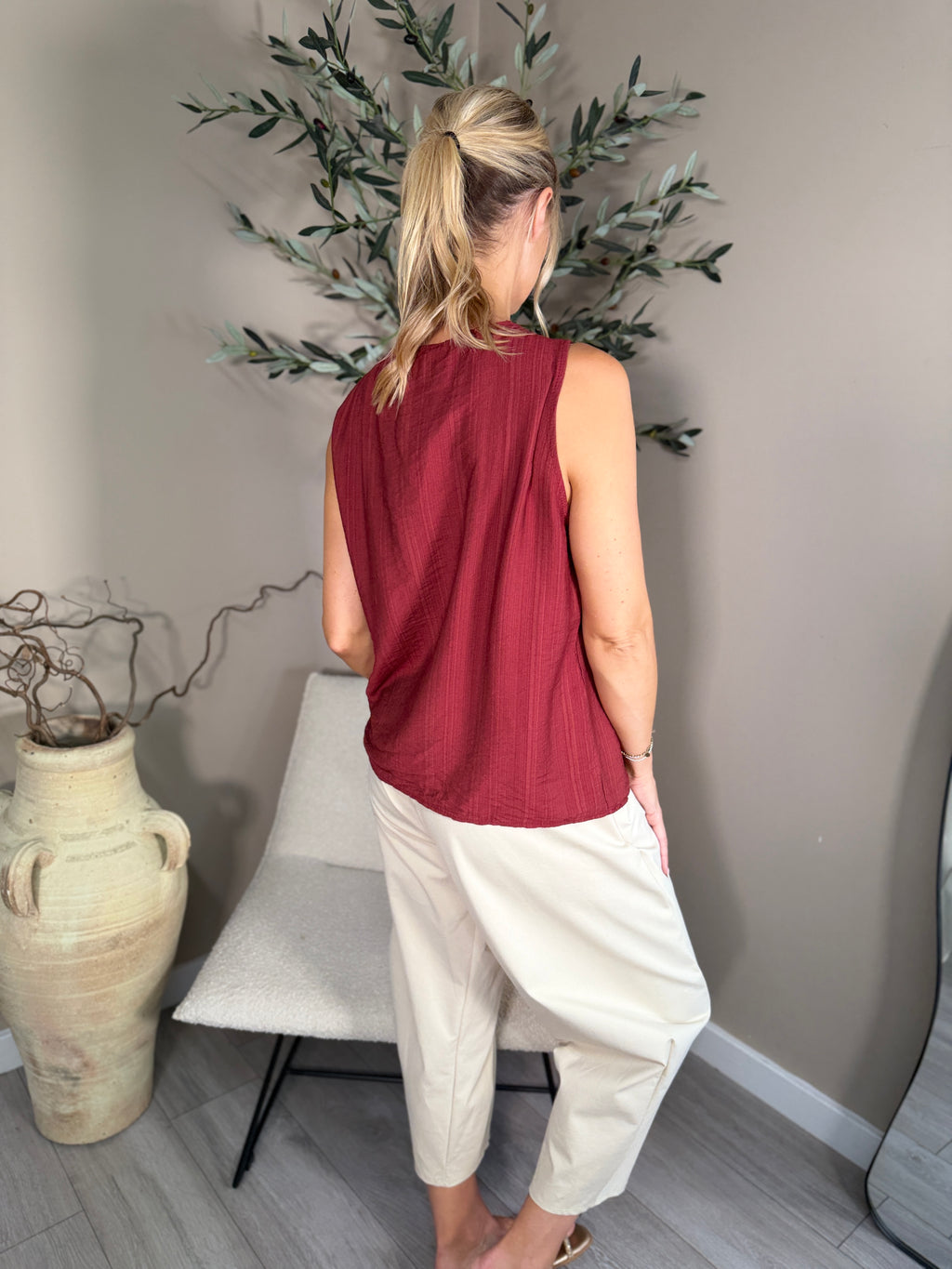 Lisbon Bead Neck Top
