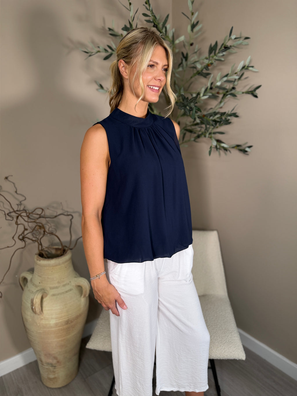 London Bubble Hem Top
