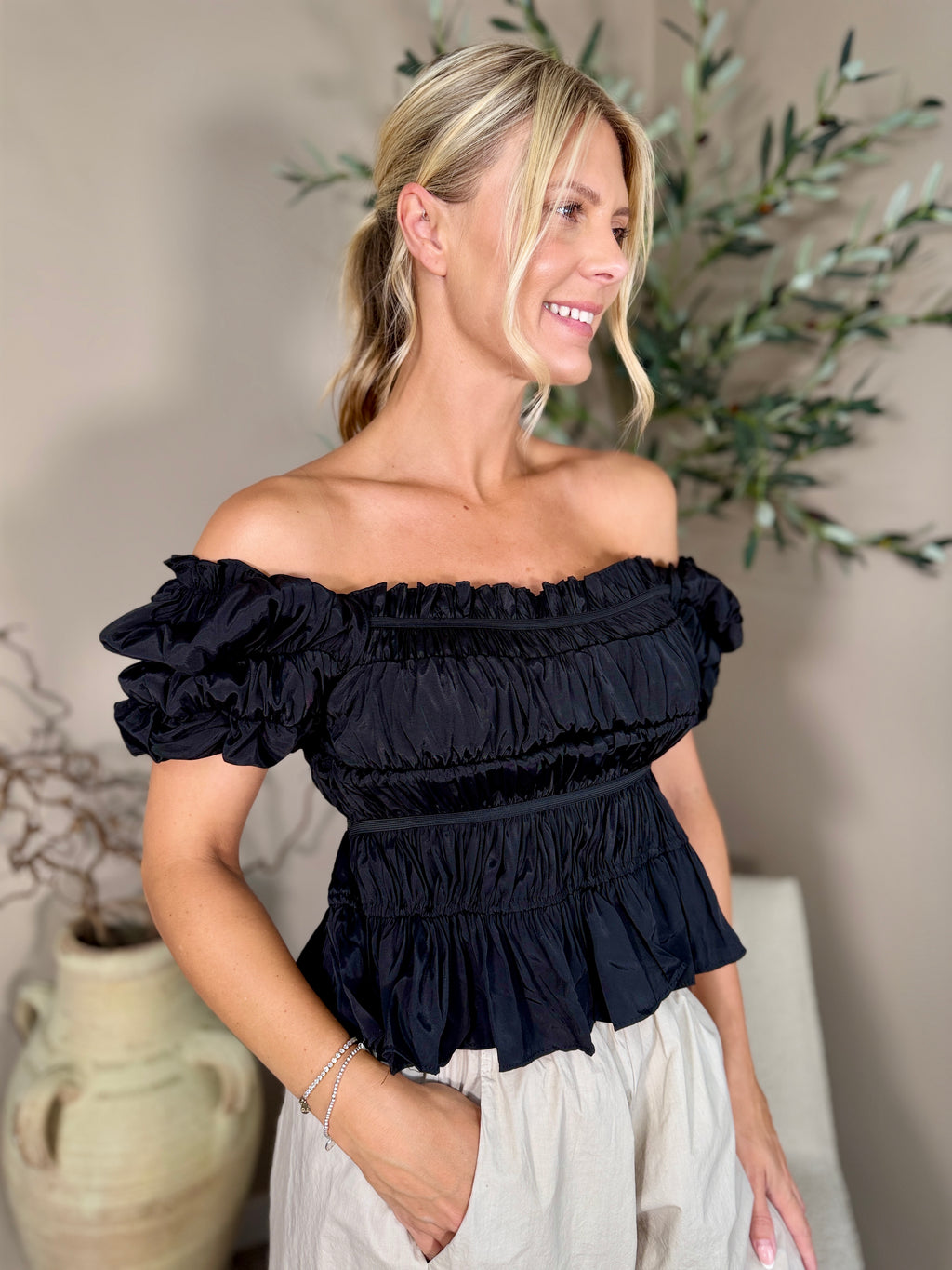 Marbs Puff Sleeve Top