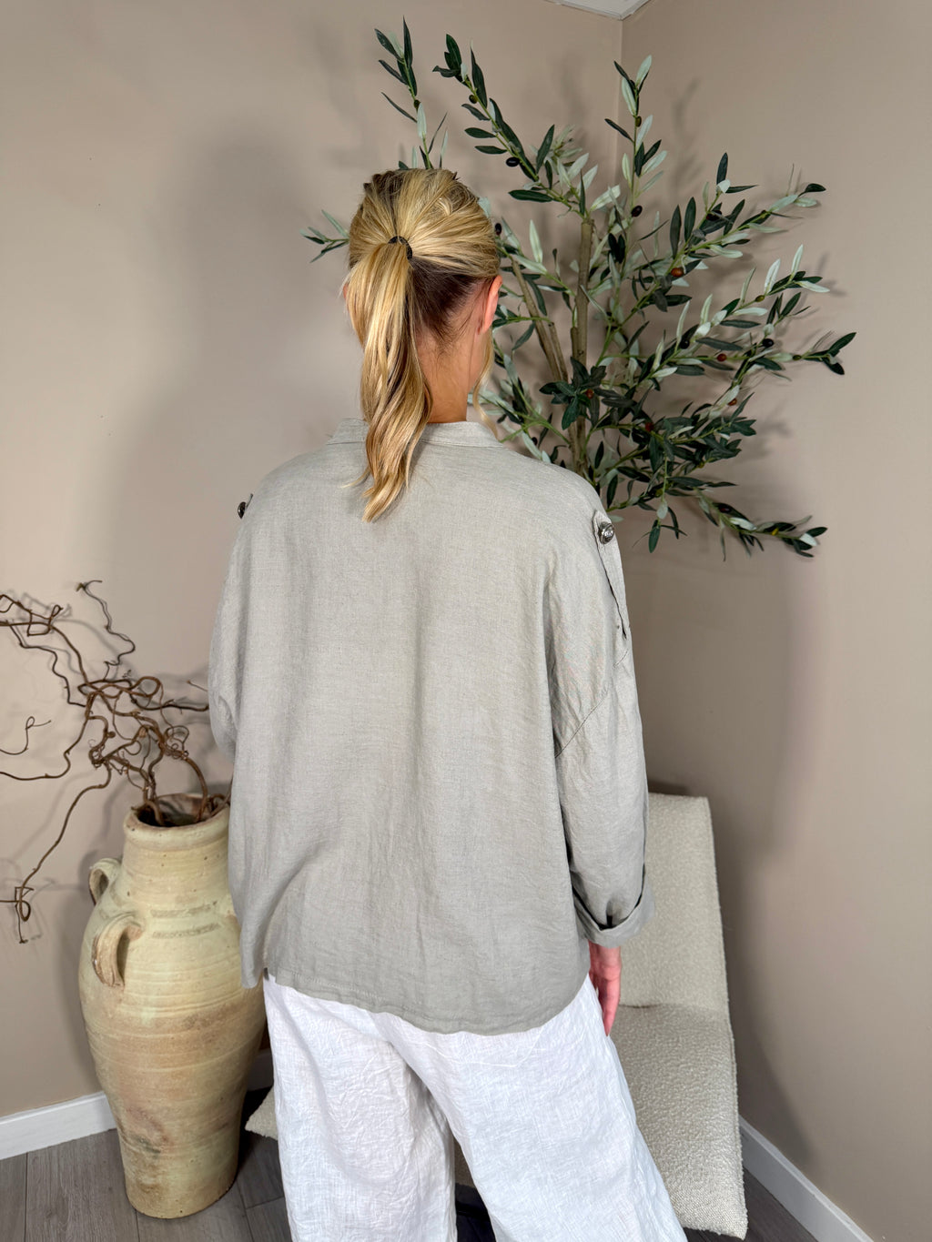 Maverick Linen Jacket