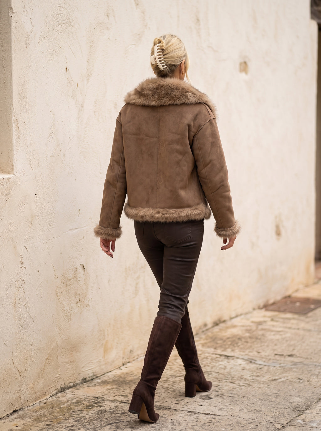 Mayfair Reversible Faux Fur Jacket