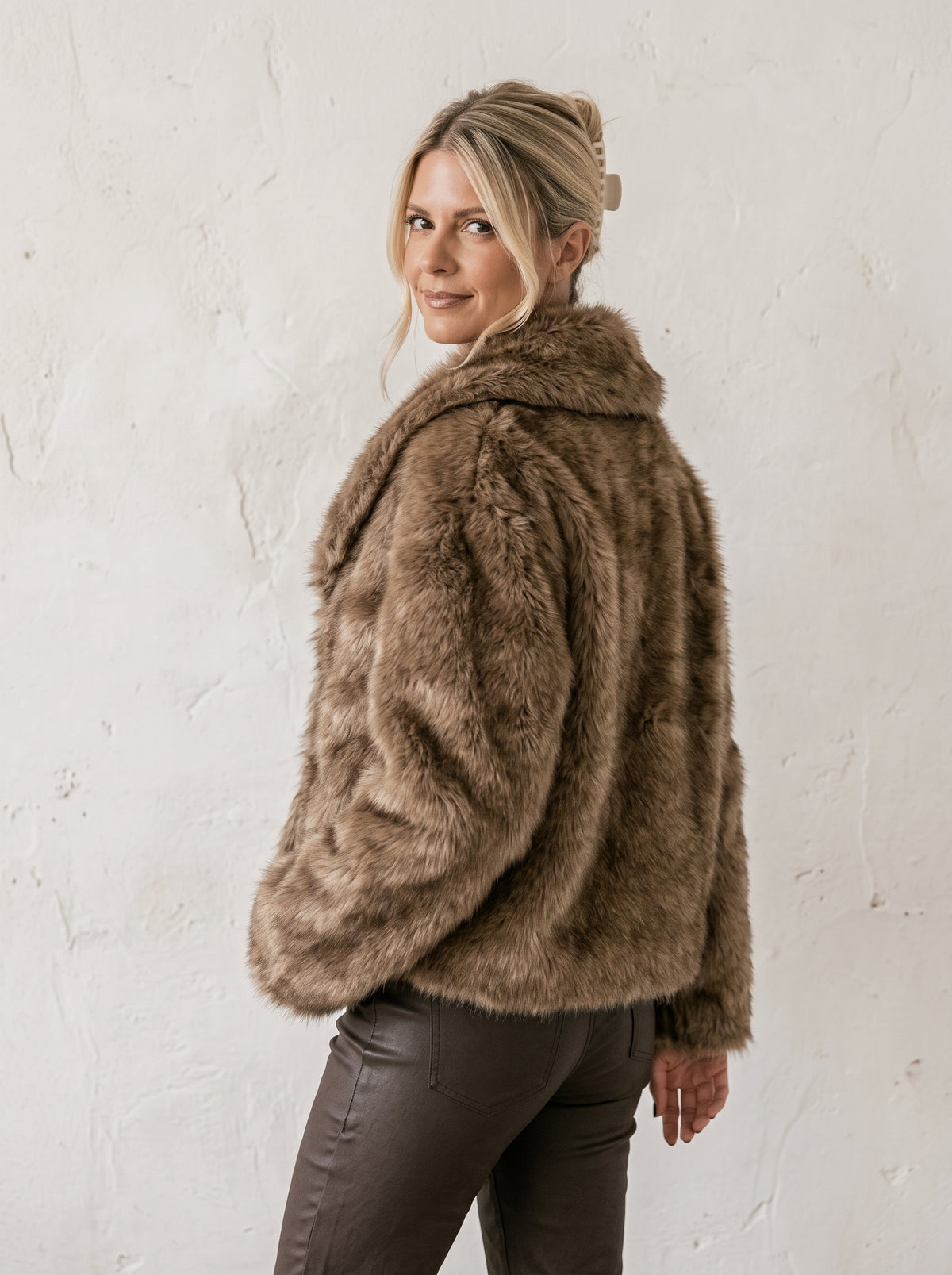Mayfair Reversible Faux Fur Jacket