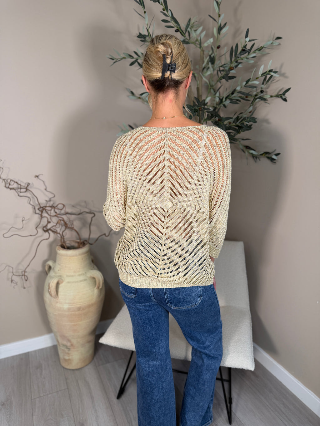 Mayfair V Neck Top