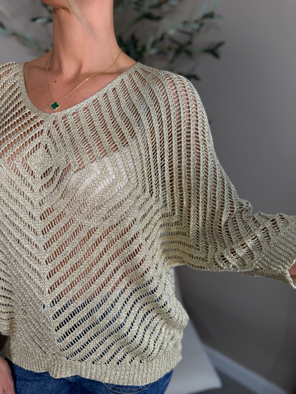 Mayfair V Neck Top
