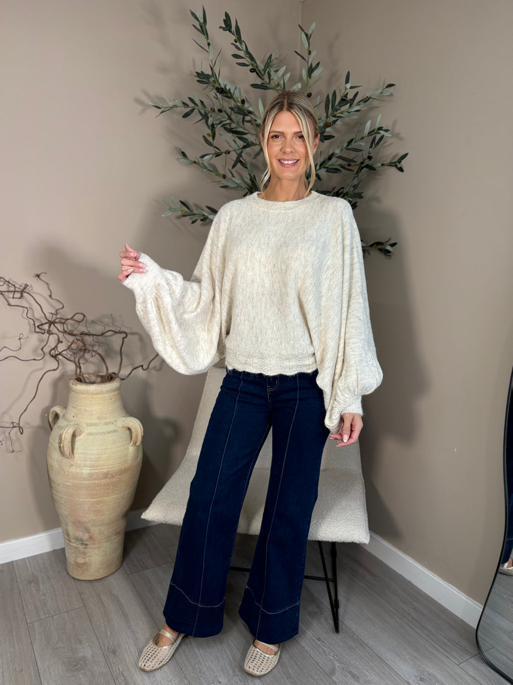 Milan Balloon Sleeve Knit