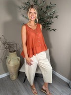 Monaco Frill Hem Top