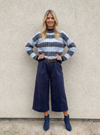 Denver Cropped Faux Suede Trousers