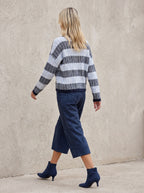 Denver Cropped Faux Suede Trousers