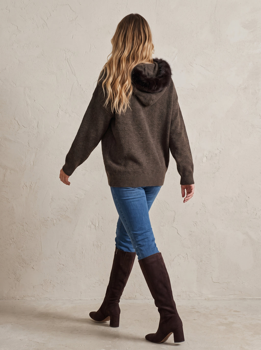Oslo Fur Trim Hoody